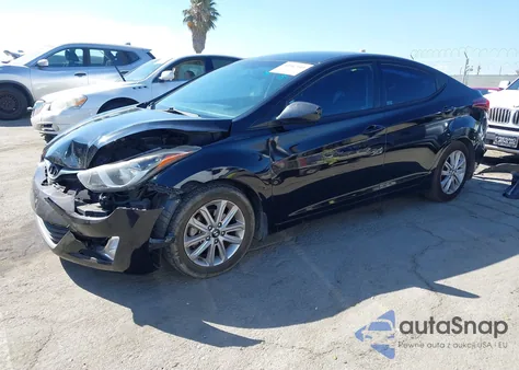 2016 Hyundai Elantra Se from USA, damaged, VIN 5NPDH4AE9GH687259